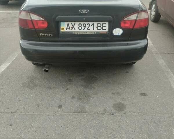 Черный Дэу Ланос, объемом двигателя 1.5 л и пробегом 142 тыс. км за 1500 $, фото 3 на Automoto.ua