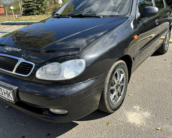 Черный Дэу Ланос, объемом двигателя 1.5 л и пробегом 175 тыс. км за 2800 $, фото 7 на Automoto.ua