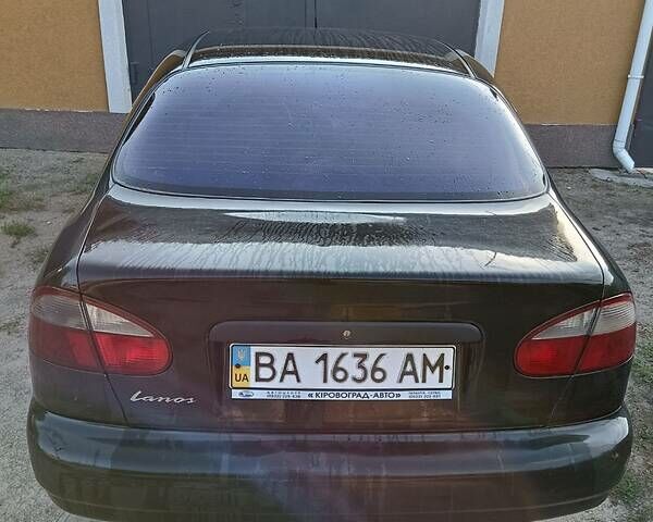 Деу Ланос 2007 у Кропивницькому (Кіровограді) на Automoto.ua Чорний Деу Ланос, об'ємом двигуна 1.6 л та пробігом 330 тис. км за 2500 $, фото 1 на Automoto.ua