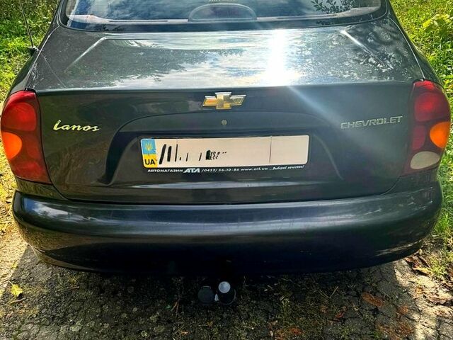 Черный Дэу Ланос, объемом двигателя 1.5 л и пробегом 160 тыс. км за 3300 $, фото 4 на Automoto.ua