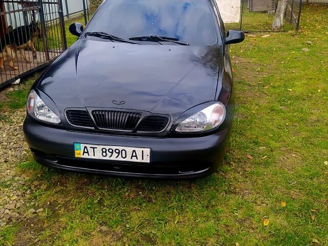 Черный Дэу Ланос, объемом двигателя 1.5 л и пробегом 536 тыс. км за 1000 $, фото 1 на Automoto.ua