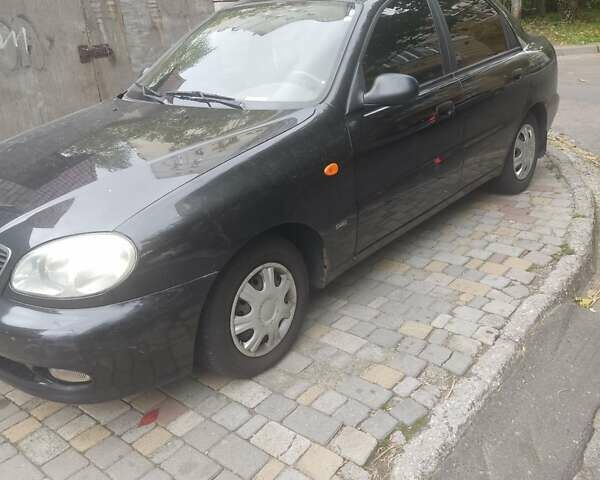 Дэу Ланос 2007 в Одессе на Automoto.ua Черный Дэу Ланос, объемом двигателя 1.5 л и пробегом 240 тыс. км за 1200 $, фото 4 на Automoto.ua