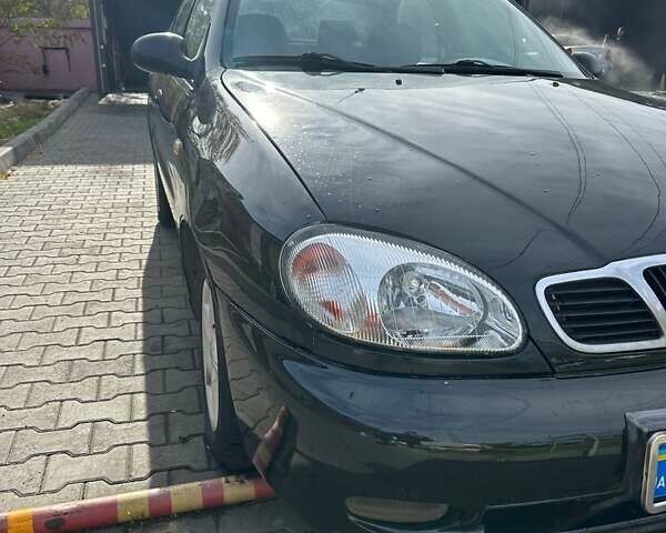 Чорний Деу Ланос, об'ємом двигуна 1.5 л та пробігом 230 тис. км за 3000 $, фото 2 на Automoto.ua