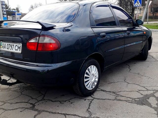 Черный Дэу Ланос, объемом двигателя 1.5 л и пробегом 180 тыс. км за 2550 $, фото 4 на Automoto.ua
