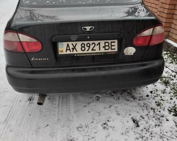 Черный Дэу Ланос, объемом двигателя 1.5 л и пробегом 145 тыс. км за 1200 $, фото 7 на Automoto.ua