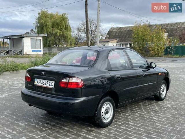 Черный Дэу Ланос, объемом двигателя 1.5 л и пробегом 105 тыс. км за 2450 $, фото 7 на Automoto.ua