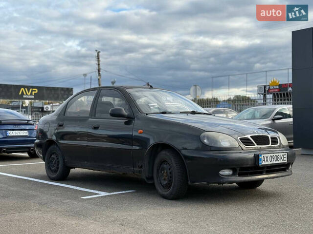 Черный Дэу Ланос, объемом двигателя 1.5 л и пробегом 209 тыс. км за 1100 $, фото 2 на Automoto.ua