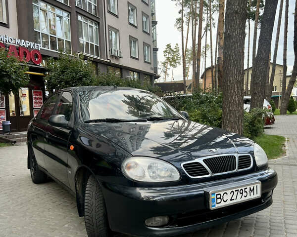 Черный Дэу Ланос, объемом двигателя 1.5 л и пробегом 197 тыс. км за 2400 $, фото 4 на Automoto.ua