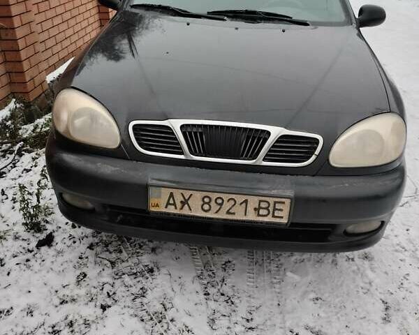 Черный Дэу Ланос, объемом двигателя 1.5 л и пробегом 145 тыс. км за 1200 $, фото 4 на Automoto.ua