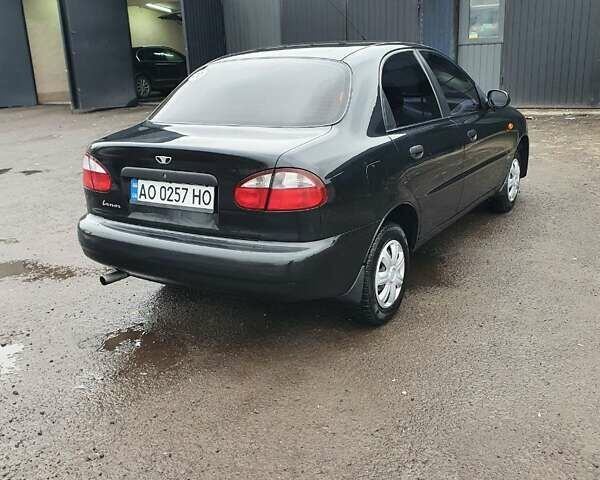 Черный Дэу Ланос, объемом двигателя 1.5 л и пробегом 198 тыс. км за 3200 $, фото 4 на Automoto.ua