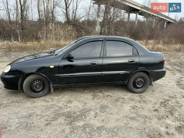 Черный Дэу Ланос, объемом двигателя 1.5 л и пробегом 219 тыс. км за 2300 $, фото 5 на Automoto.ua