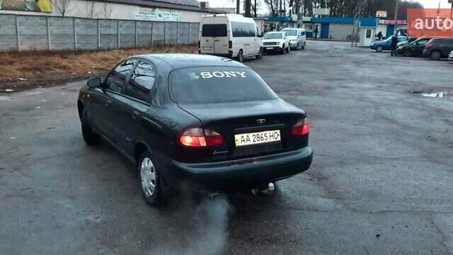 Чорний Деу Ланос, об'ємом двигуна 1.5 л та пробігом 450 тис. км за 1750 $, фото 5 на Automoto.ua