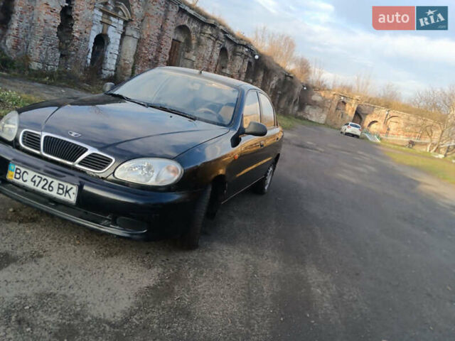 Черный Дэу Ланос, объемом двигателя 1.4 л и пробегом 220 тыс. км за 1450 $, фото 2 на Automoto.ua