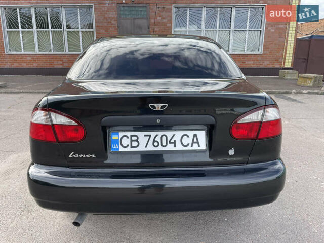Черный Дэу Ланос, объемом двигателя 1.5 л и пробегом 122 тыс. км за 2950 $, фото 13 на Automoto.ua