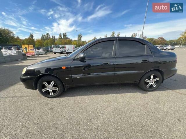 Черный Дэу Ланос, объемом двигателя 1.6 л и пробегом 137 тыс. км за 3600 $, фото 5 на Automoto.ua