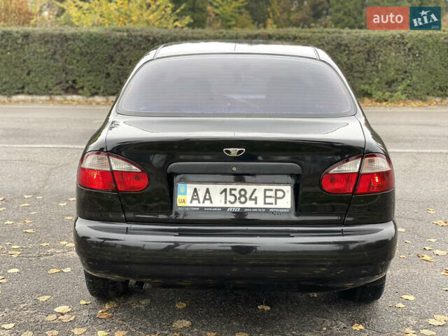 Черный Дэу Ланос, объемом двигателя 1.5 л и пробегом 156 тыс. км за 2750 $, фото 3 на Automoto.ua