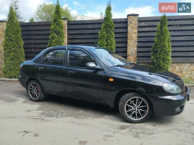 Черный Дэу Ланос, объемом двигателя 1.5 л и пробегом 170 тыс. км за 2850 $, фото 2 на Automoto.ua