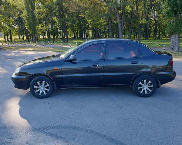 Черный Дэу Ланос, объемом двигателя 1.5 л и пробегом 160 тыс. км за 2500 $, фото 3 на Automoto.ua
