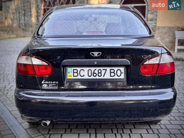 Черный Дэу Ланос, объемом двигателя 1.5 л и пробегом 97 тыс. км за 2850 $, фото 1 на Automoto.ua