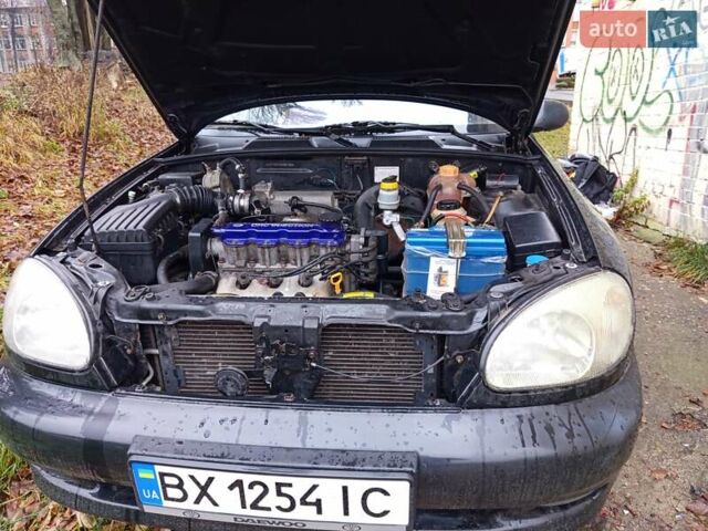 Черный Дэу Ланос, объемом двигателя 1.5 л и пробегом 180 тыс. км за 2300 $, фото 18 на Automoto.ua