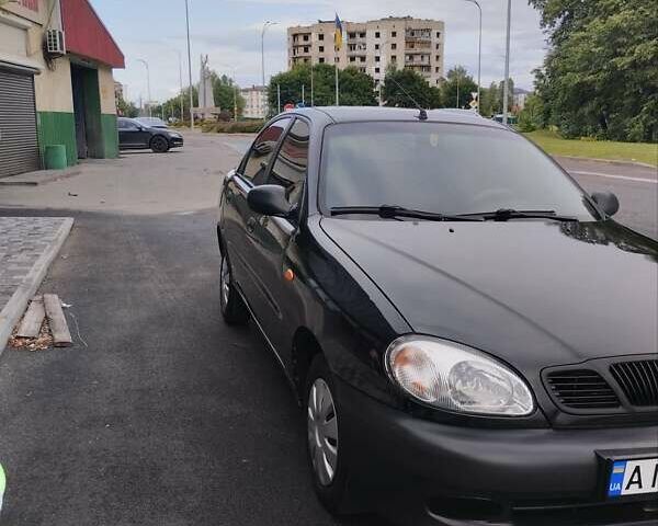 Черный Дэу Ланос, объемом двигателя 1.5 л и пробегом 173 тыс. км за 2200 $, фото 2 на Automoto.ua