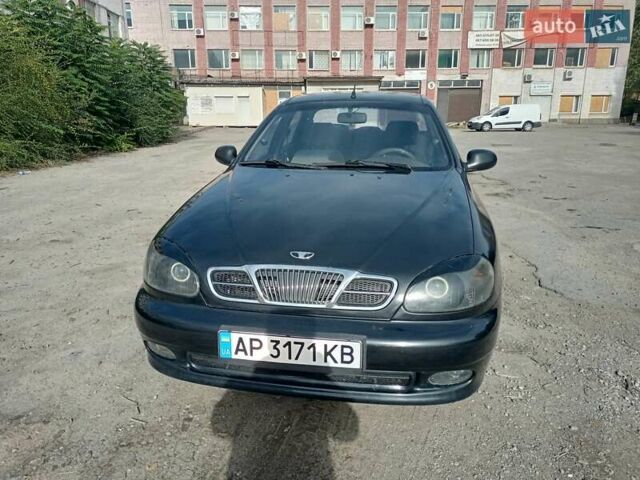 Черный Дэу Ланос, объемом двигателя 1.5 л и пробегом 184 тыс. км за 3200 $, фото 1 на Automoto.ua