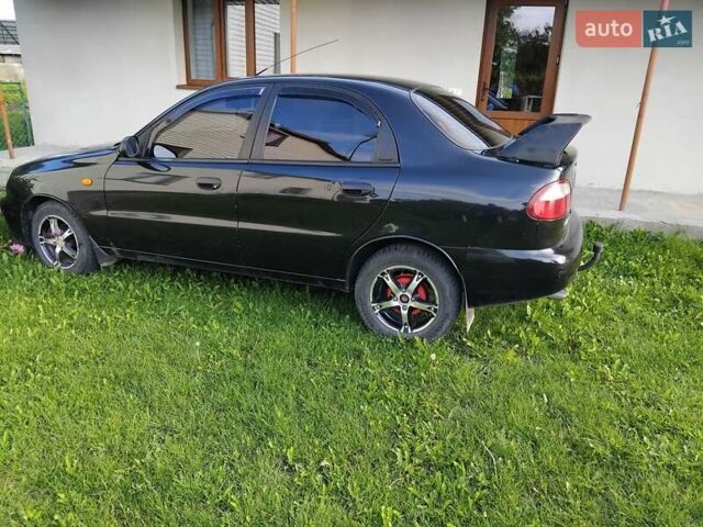 Деу Ланос 2008 у Львові на Automoto.ua Чорний Деу Ланос, об'ємом двигуна 1.4 л та пробігом 70 тис. км за 2500 $, фото 1 на Automoto.ua