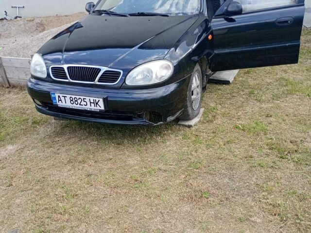 Черный Дэу Ланос, объемом двигателя 1.5 л и пробегом 171 тыс. км за 1600 $, фото 1 на Automoto.ua