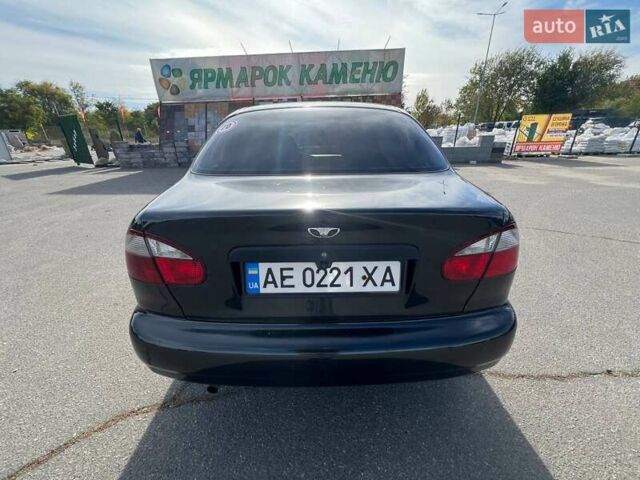 Черный Дэу Ланос, объемом двигателя 1.6 л и пробегом 137 тыс. км за 3600 $, фото 7 на Automoto.ua