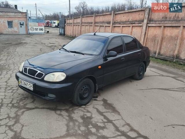 Черный Дэу Ланос, объемом двигателя 1.5 л и пробегом 216 тыс. км за 2699 $, фото 1 на Automoto.ua