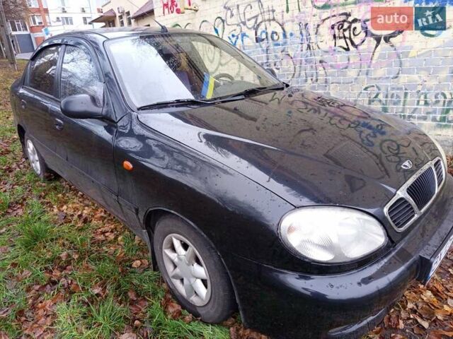 Черный Дэу Ланос, объемом двигателя 1.5 л и пробегом 180 тыс. км за 2300 $, фото 23 на Automoto.ua