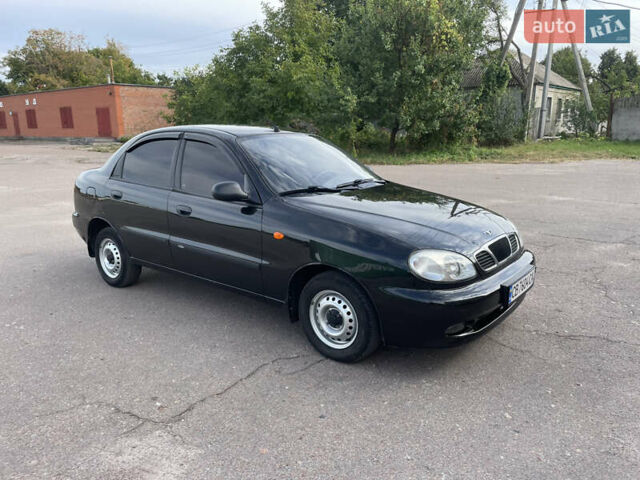 Черный Дэу Ланос, объемом двигателя 1.5 л и пробегом 122 тыс. км за 2950 $, фото 4 на Automoto.ua