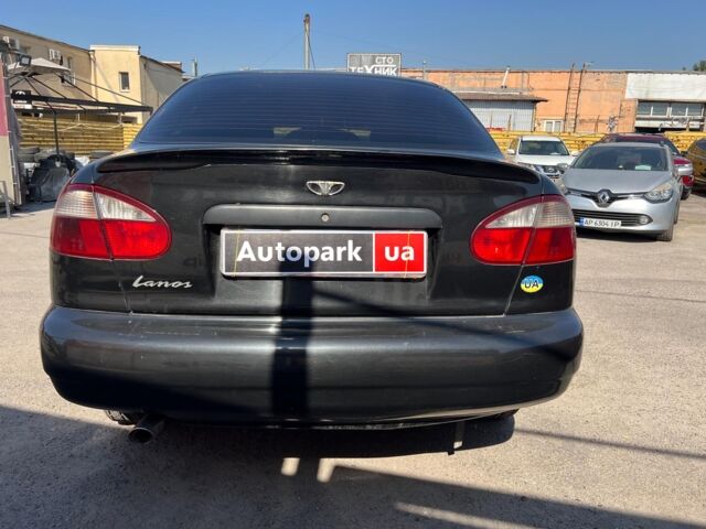 Черный Дэу Ланос, объемом двигателя 1.5 л и пробегом 209 тыс. км за 3490 $, фото 8 на Automoto.ua