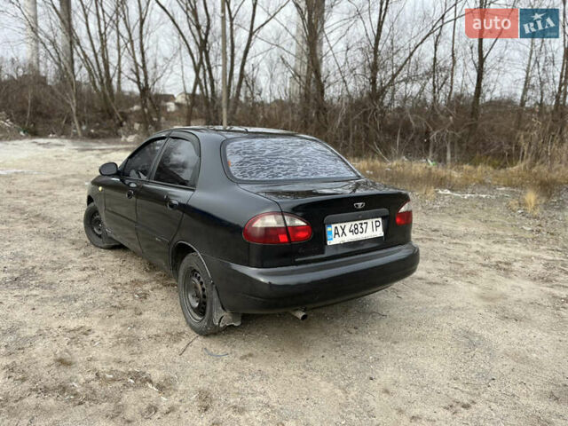 Черный Дэу Ланос, объемом двигателя 1.5 л и пробегом 219 тыс. км за 2300 $, фото 4 на Automoto.ua