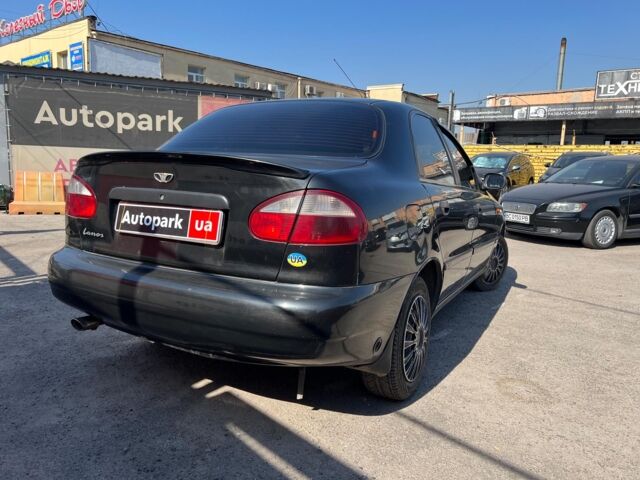 Черный Дэу Ланос, объемом двигателя 1.5 л и пробегом 209 тыс. км за 3490 $, фото 9 на Automoto.ua