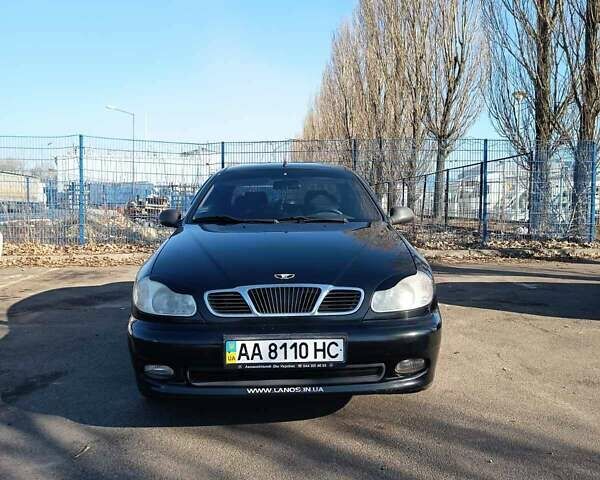 Черный Дэу Ланос, объемом двигателя 1.6 л и пробегом 145 тыс. км за 3200 $, фото 5 на Automoto.ua