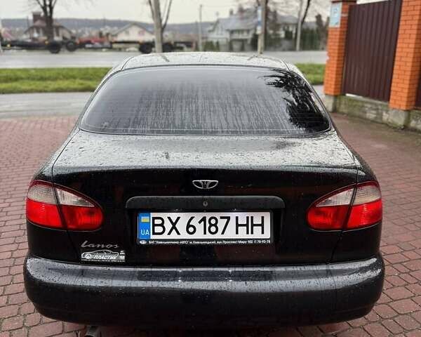 Черный Дэу Ланос, объемом двигателя 1.5 л и пробегом 225 тыс. км за 2999 $, фото 3 на Automoto.ua