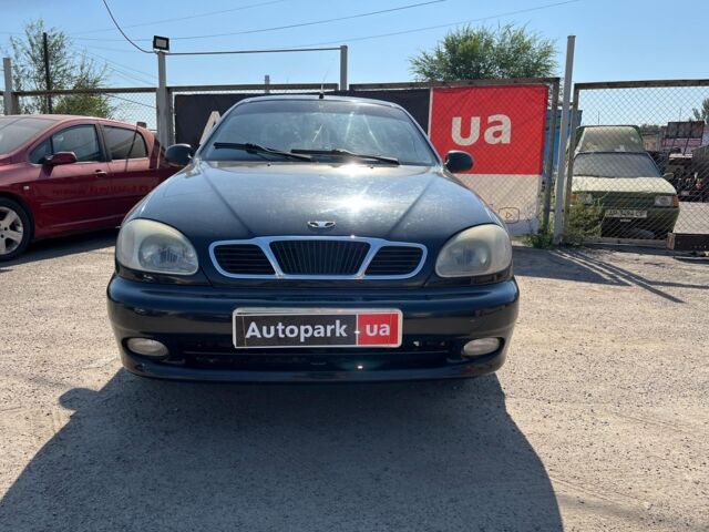 Черный Дэу Ланос, объемом двигателя 1.5 л и пробегом 209 тыс. км за 3490 $, фото 1 на Automoto.ua