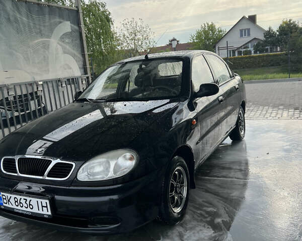 Черный Дэу Ланос, объемом двигателя 1.5 л и пробегом 162 тыс. км за 2200 $, фото 3 на Automoto.ua