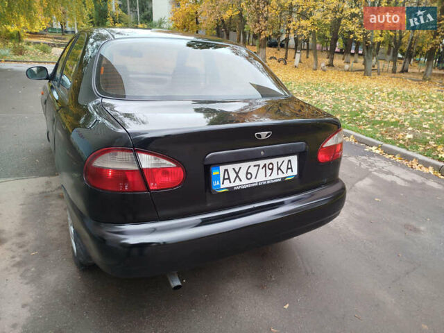 Черный Дэу Ланос, объемом двигателя 1.5 л и пробегом 350 тыс. км за 2000 $, фото 4 на Automoto.ua