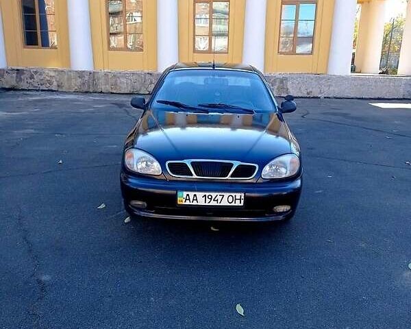 Черный Дэу Ланос, объемом двигателя 1.5 л и пробегом 365 тыс. км за 2000 $, фото 8 на Automoto.ua