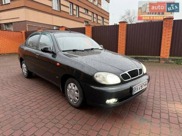 Черный Дэу Ланос, объемом двигателя 1.5 л и пробегом 225 тыс. км за 2999 $, фото 6 на Automoto.ua