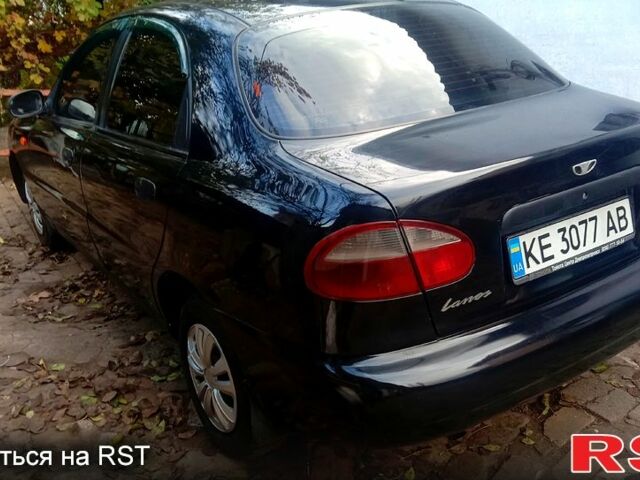 Черный Дэу Ланос, объемом двигателя 1.5 л и пробегом 276 тыс. км за 2000 $, фото 7 на Automoto.ua
