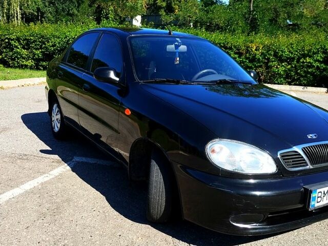 Черный Дэу Ланос, объемом двигателя 1.4 л и пробегом 155 тыс. км за 2199 $, фото 1 на Automoto.ua