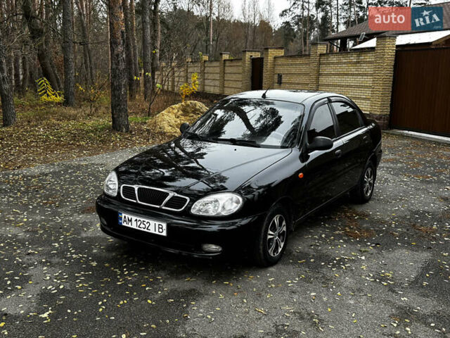 Чорний Деу Ланос, об'ємом двигуна 1.5 л та пробігом 220 тис. км за 2199 $, фото 1 на Automoto.ua