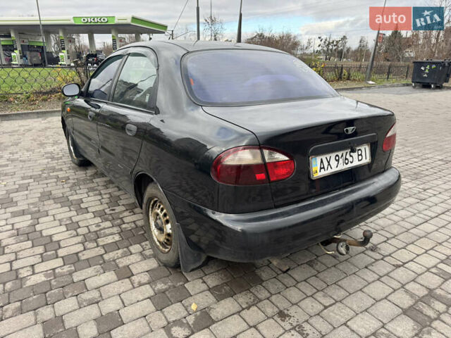 Черный Дэу Ланос, объемом двигателя 1.5 л и пробегом 142 тыс. км за 2799 $, фото 5 на Automoto.ua