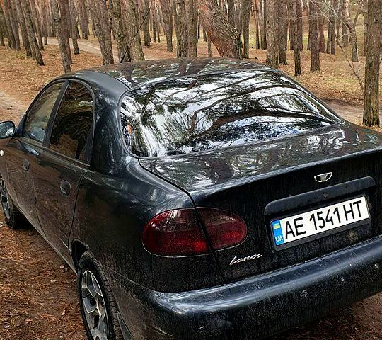 Черный Дэу Ланос, объемом двигателя 1.4 л и пробегом 234 тыс. км за 1600 $, фото 4 на Automoto.ua
