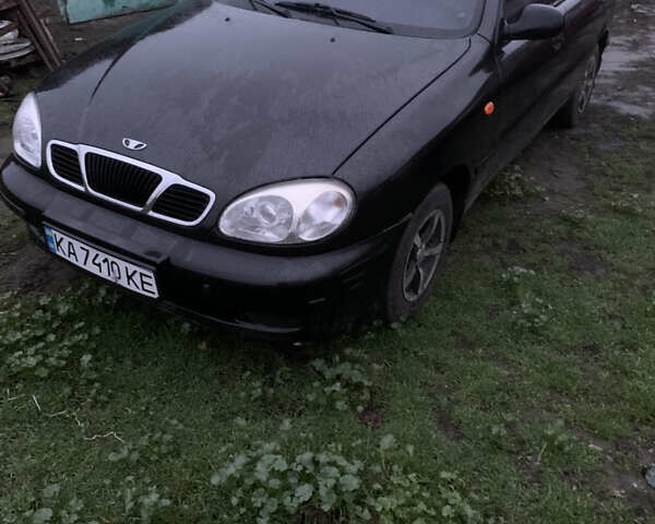 Черный Дэу Ланос, объемом двигателя 1.5 л и пробегом 119 тыс. км за 2700 $, фото 1 на Automoto.ua