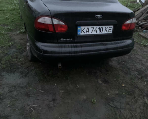 Черный Дэу Ланос, объемом двигателя 1.5 л и пробегом 119 тыс. км за 2700 $, фото 2 на Automoto.ua