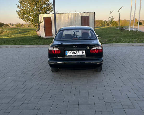 Черный Дэу Ланос, объемом двигателя 1.5 л и пробегом 162 тыс. км за 2200 $, фото 12 на Automoto.ua